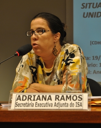 Adriana Ramos, Secretária- Executiva Adjunta do ISA - Instituto Socioambiental.