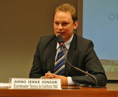 Arno Jerke Júnior, Coordenador Técnico do Instituto CNA - Confederação Nacional dos Trabalhadores da Agricultura.