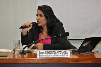 Eliane Cristina Pinto Moreira, Promotora de Justiça da Procuradoria-Geral de Justiça do Ministério Público do Estado do Pará.