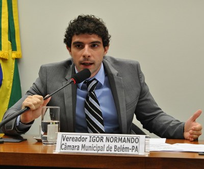 Igor Normando, Vereador da Câmara Municipal de Belém, no Pará.