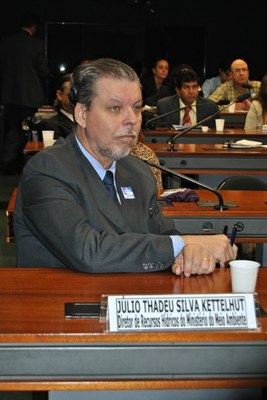 Diretor de Recursos Hídricos do Ministério do Meio Ambiente, Júlio Thadeu Silva Kettelhut.