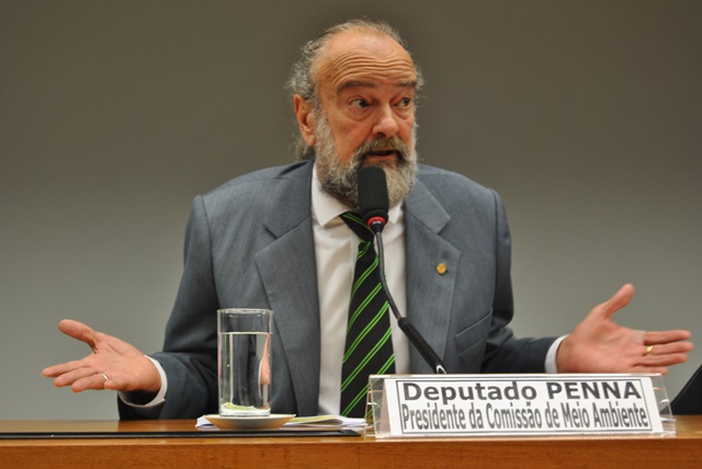 Deputado Penna, Presidente da Comissão de Meio Ambiente e Desenvolvimento Sustentável da Câmara dos Deputados.