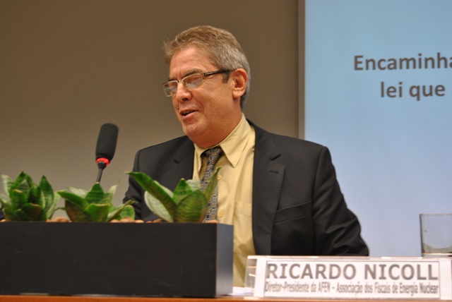 Ricardo Nicoll, Diretor-Presidente da AFEN - Associação dos Fiscais de Energia Nuclear