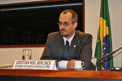 Cristian Niel Berlinck, Coordenador de Emergências Ambientais do ICMBio - Instituto Chico Mendes de Conservação da Biodiversidade.