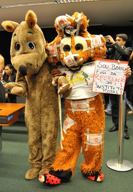 Ativitas da causa animal participaram do debate na Comissão de Meio Ambiente.
