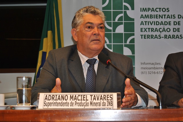 Adriano Maciel Tavares, Superintendente de produção Mineral da INB - Indústrias Nucleares do Brasil.