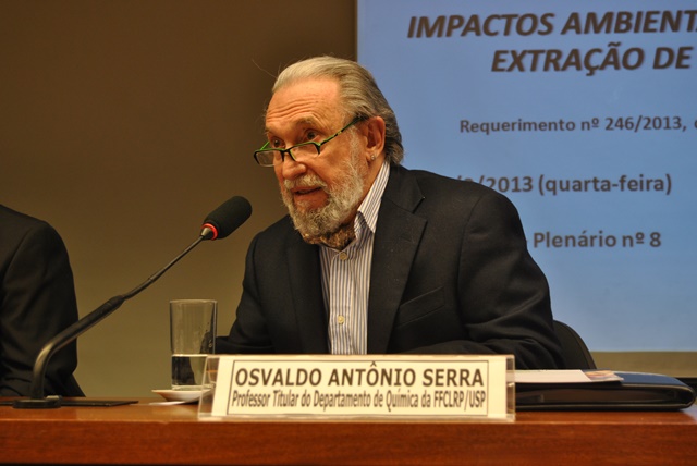 Osvaldo Antônio Serra, Professor Titular do Departamento de Química da FFCLRP/USP - Faculdade de Filosofia, Ciências e Letras da Universidade de São Paulo.