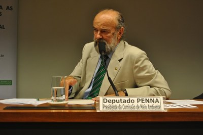 Deputado Penna (PV/SP), presidente da CMADS e proponente da audiência pública.