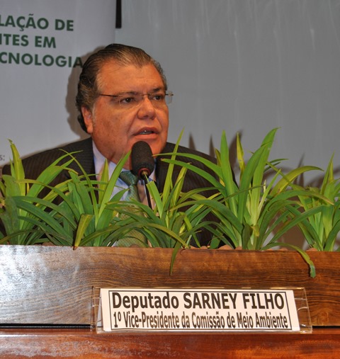 Deputado Sarney Filho (PV/MA) requerente da audiência pública sobre legislação de patentes em biotecnologia.