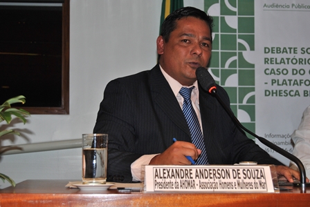 Alexandre Anderson de Souza, Presidente da Associação Homens e Mulheres do Mar - AHOMAR.