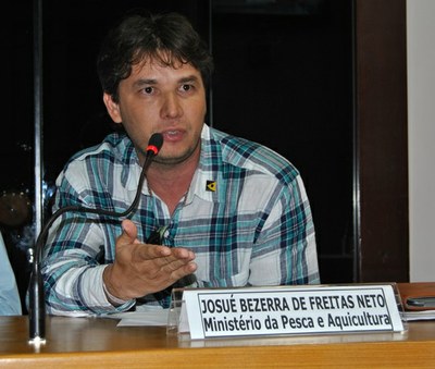 Josué Bezerra de Freitas Melo, Coordenador Geral de Plenajemento e Ordenamento da Pesca Artesanal Continental do Ministério da Pesca e Aquicultura.