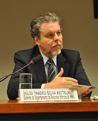 Júlio Thadeu Silva Kettelhut, Gerente do Departamento de Recursos Hídricos do Conselho Nacional de Recursos Hídricos do Ministério do Meio Ambiente.