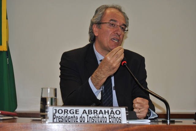 Jorge Abrahão, Presidente do Instituto Ethos.