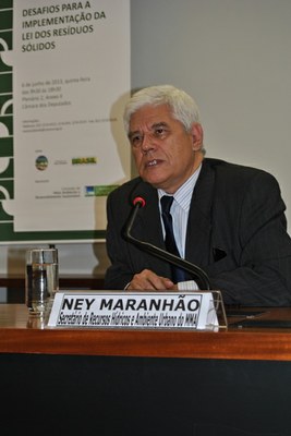 Ney Maranhão, Secretário de Recursos Hidricos e Ambiente Urbano do MMA.