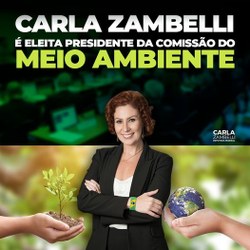  Carla Zambelli assume presidência  e afirma compromisso em atender ao interesse público