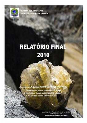 Relatório de Atividades de 2010 - capa