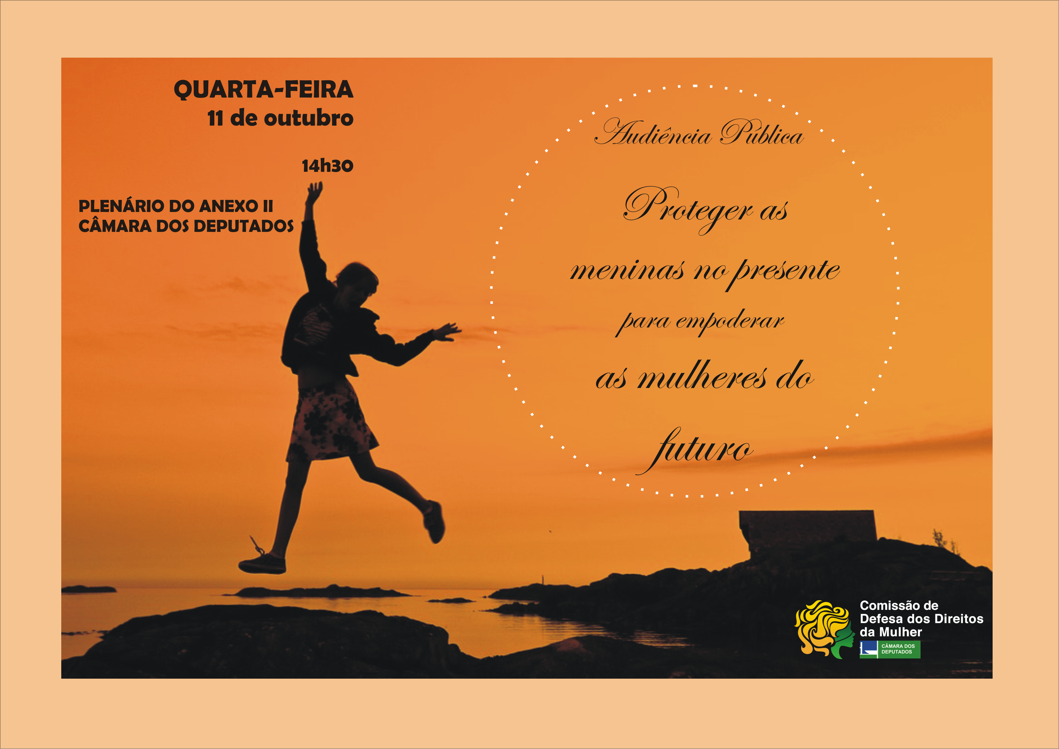 Audiência Pública desta semana debaterá a realidade e o potencial das meninas com 10 anos de idade 