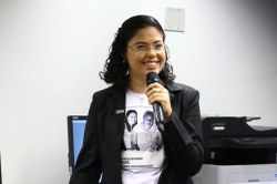 Ciclo de palestras "Brasileiras" trouxe a experiência de Ekarinny Medeiros