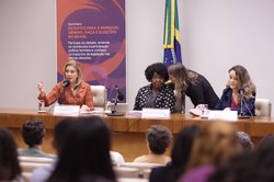 Comissão participa do seminário "Desafios para a paridade: gênero, raça e eleições no Brasil"