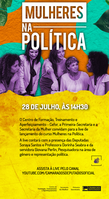 Curso Mulheres Na Política — Portal Da Câmara Dos Deputados 