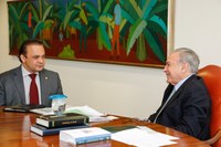 Secretaria Nacional do Idoso é tema de audiência entre Michel Temer e Roberto de Lucena 