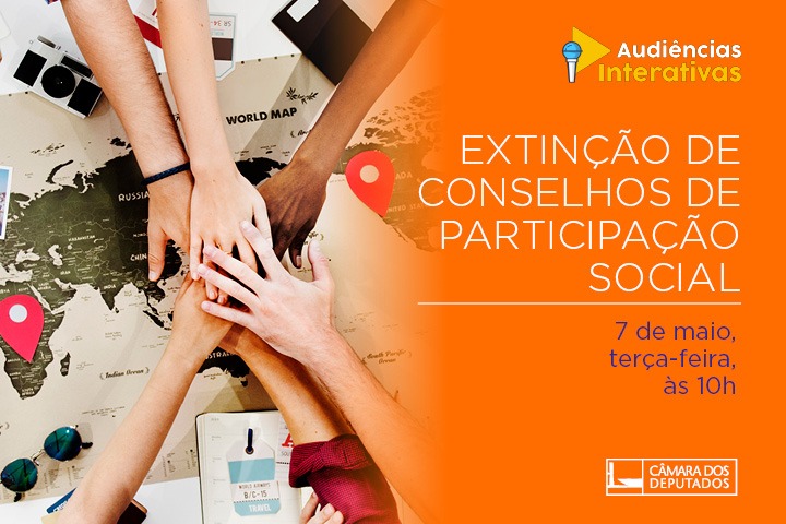 Audiência pública discutirá a extinção dos Conselhos de participação popular