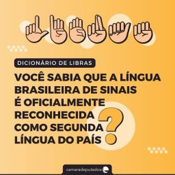 Câmara divulga Dicionário de Termos Político-Legislativos em Libras