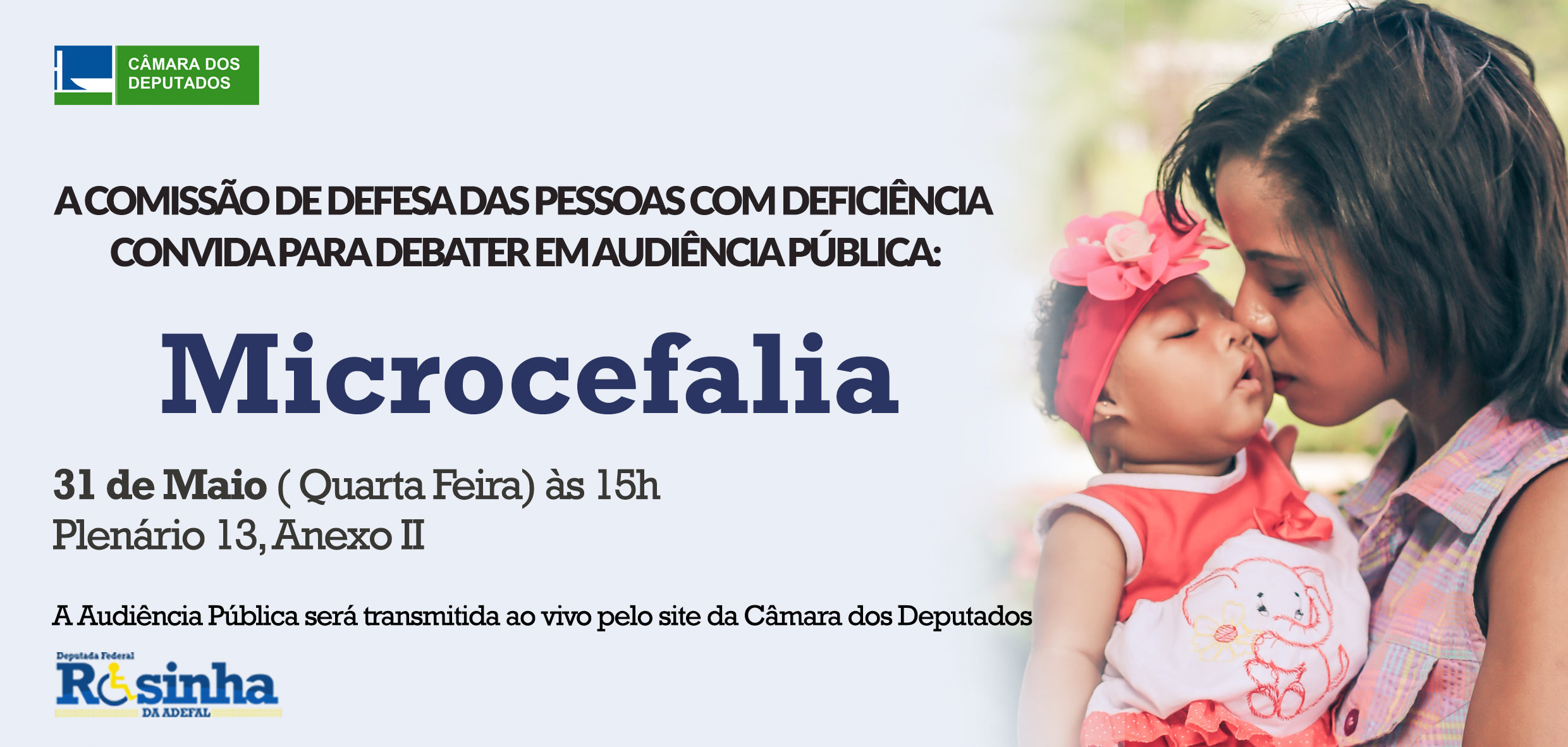 Direito à vida de fetos com microcefalia em debate na CPD