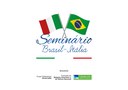 SEMINÁRIO INTERNACIONAL BRASIL - ITÁLIA