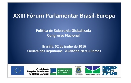 XXIII Fórum Parlamentar Brasil-Europa