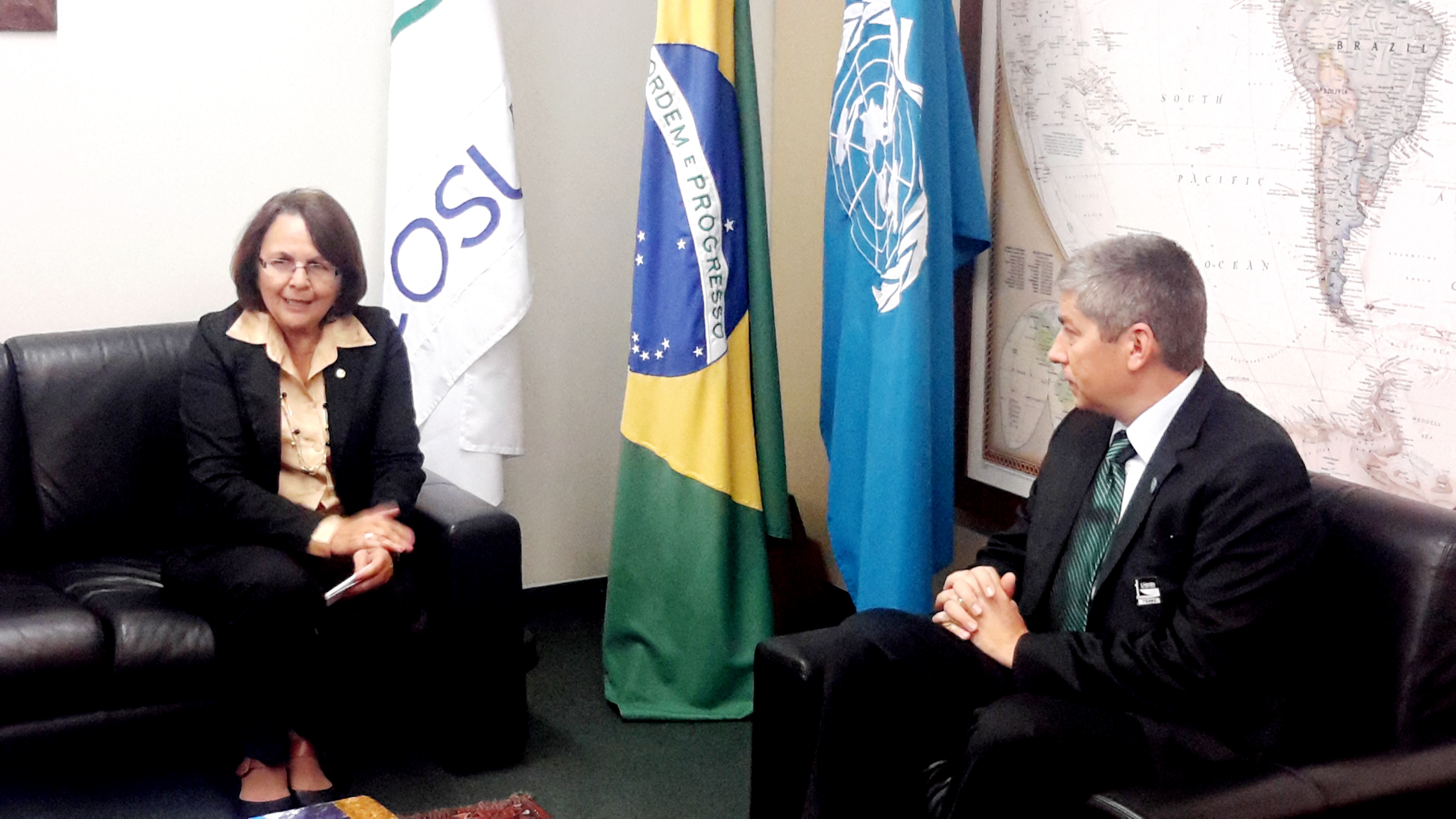 Agência Espacial da Ucrânia discute cooperação com o Brasil