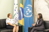 Bruna Furlan exalta exemplo da primeira oficial-general brasileira 