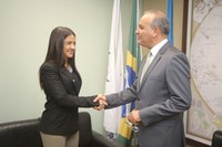 Bruna Furlan recebe embaixador do Marrocos e destaca importância das relações bilaterais