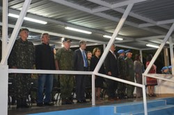 Bruna Furlan representa Câmara dos Deputados na despedida dos brasileiros do Haiti 