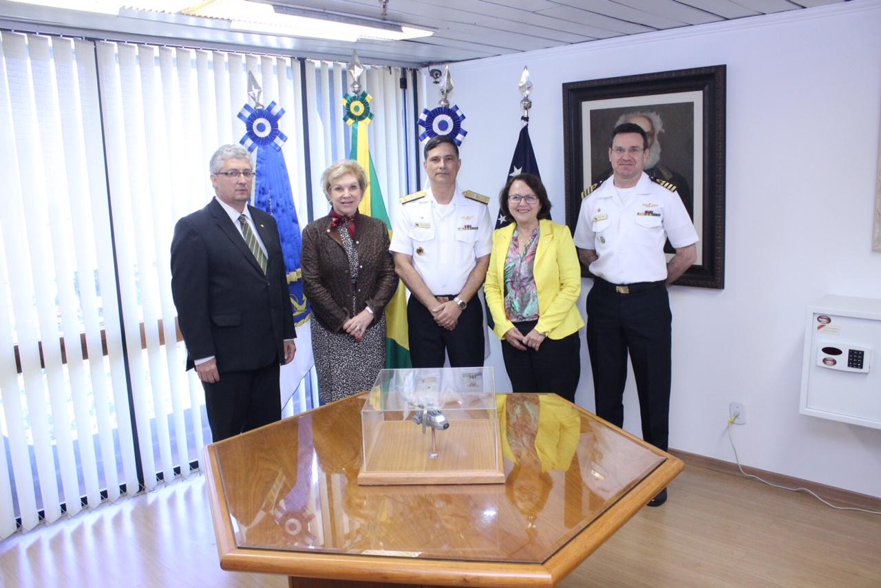 Comissão Mista de Controle das Atividades de Inteligência do Congresso Nacional visita Marinha do Brasil