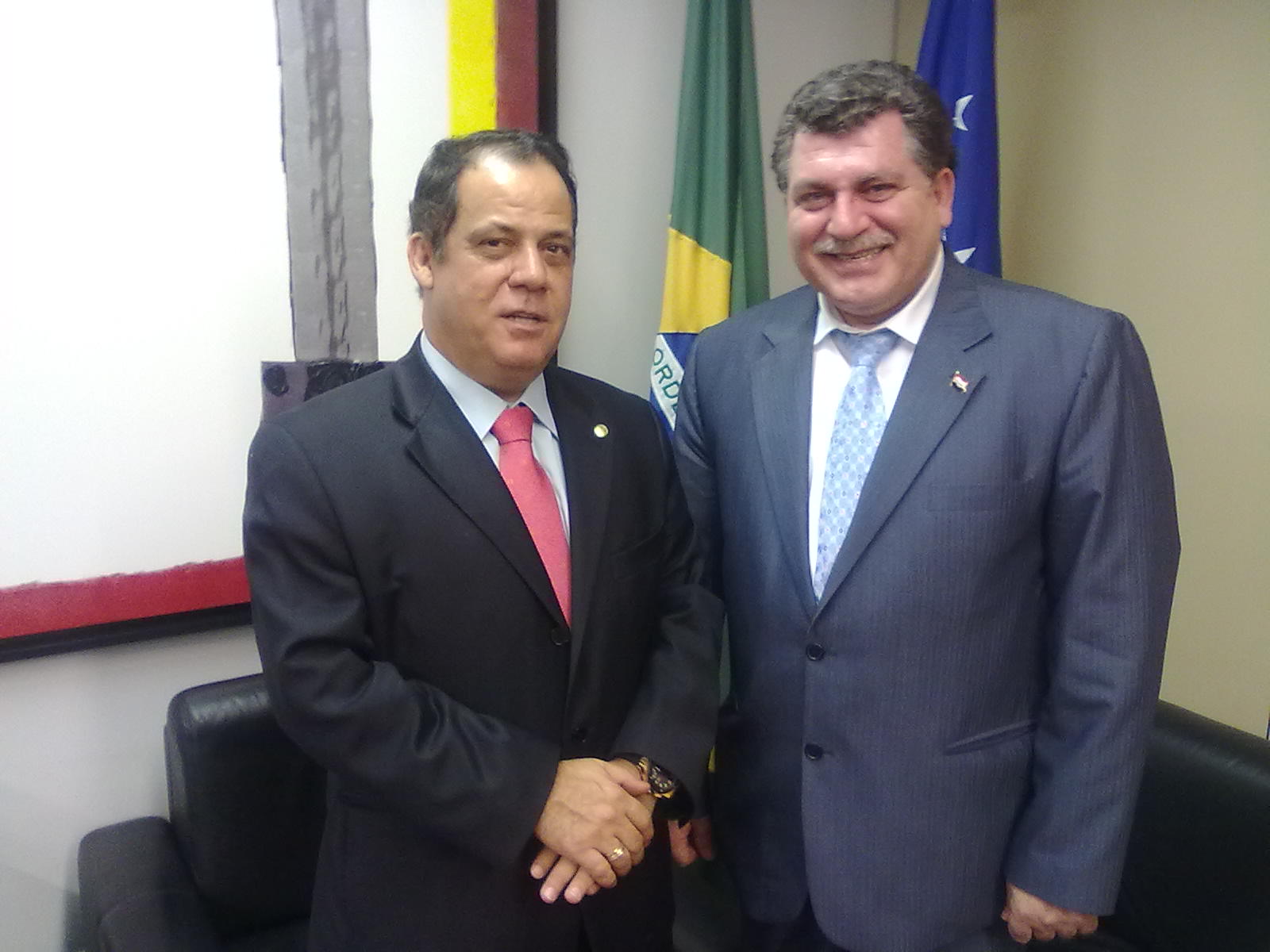 Deputado Leréia recebe  ministro da embaixada da Síria
