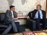 Eduardo Barbosa recebe embaixador da Alemanha e discute cooperação
