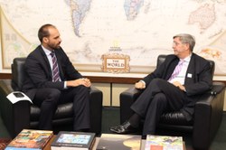 Embaixador do Chile faz visita de cortesia ao Presidente da CREDN