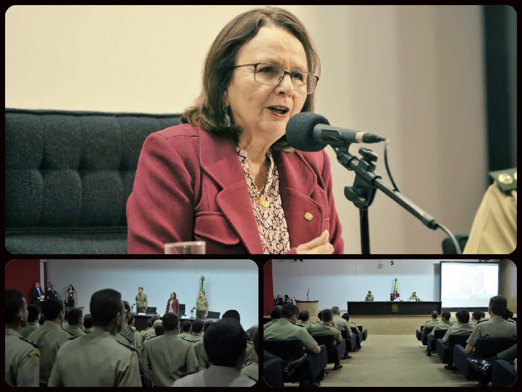 Jô Moraes faz palestra para militares do Exército