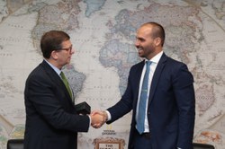 Presidente da CREDN recebeu o Embaixador da Itália no Brasil