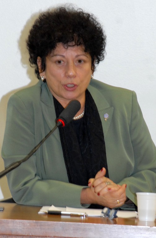 Ministra Nilcéia Freire da Secretaria Especial para Políticas para as Mulheres