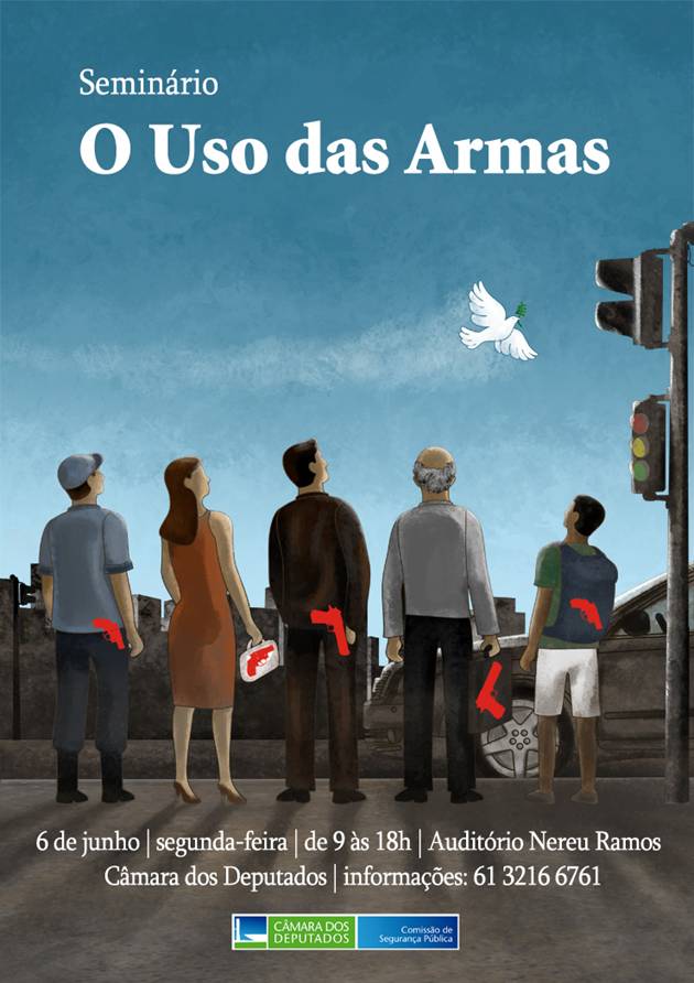 Comissão de Segurança irá realizar seminário sobre o uso de armas na próxima segunda, dia 06 de junho