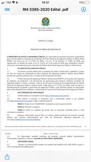 Ministério da Justiça e Segurança Pública disponibiliza para consulta pública a proposta de atualização do Plano Nacional de Segurança Pública e Defesa Social (PNSP)