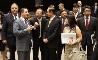 Mendonça Prado recepciona vice-presidente do parlamento chinês e sua comitiva