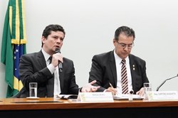 Na Comissão de Segurança Pública e Combate ao Crime Organizado, Moro defende projeto anticrime