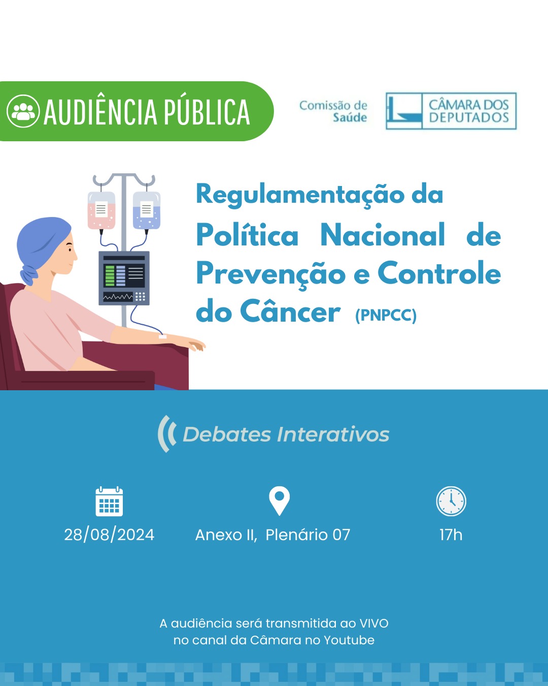 Comissão debate Política de Prevenção e Controle do Câncer