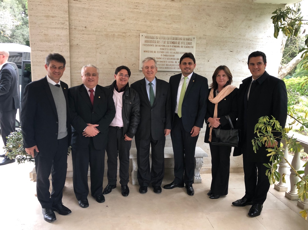 CSSF faz visita a residência oficial do embaixador do Brasil em Portugal