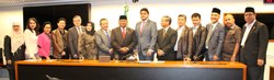 CSSF recebe delegação da Comissão de Seguridade da Indonésia