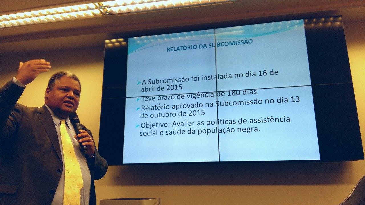 Seguridade aprova relatório final da Subcomissão da População Negra