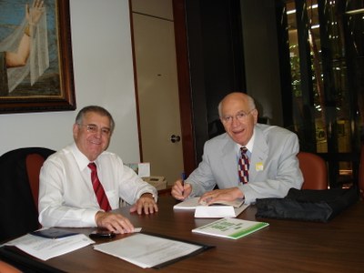 Visita do Professor José Pastore